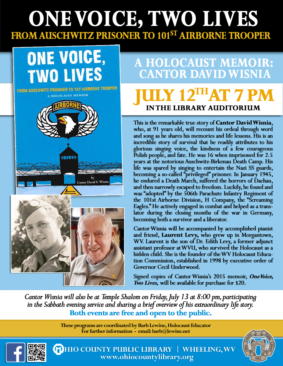 One Voice, Two Lives - Holocaust survivor and liberator Cantor David SWisnia
