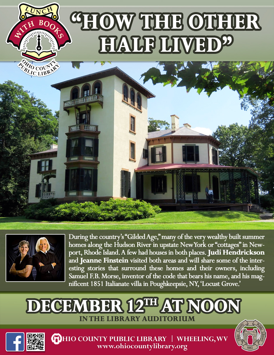 Lunch With Books: December 12, 2017 at noon - Judi Hendrickson and Jeanne Finstein: How the Other Half Lived