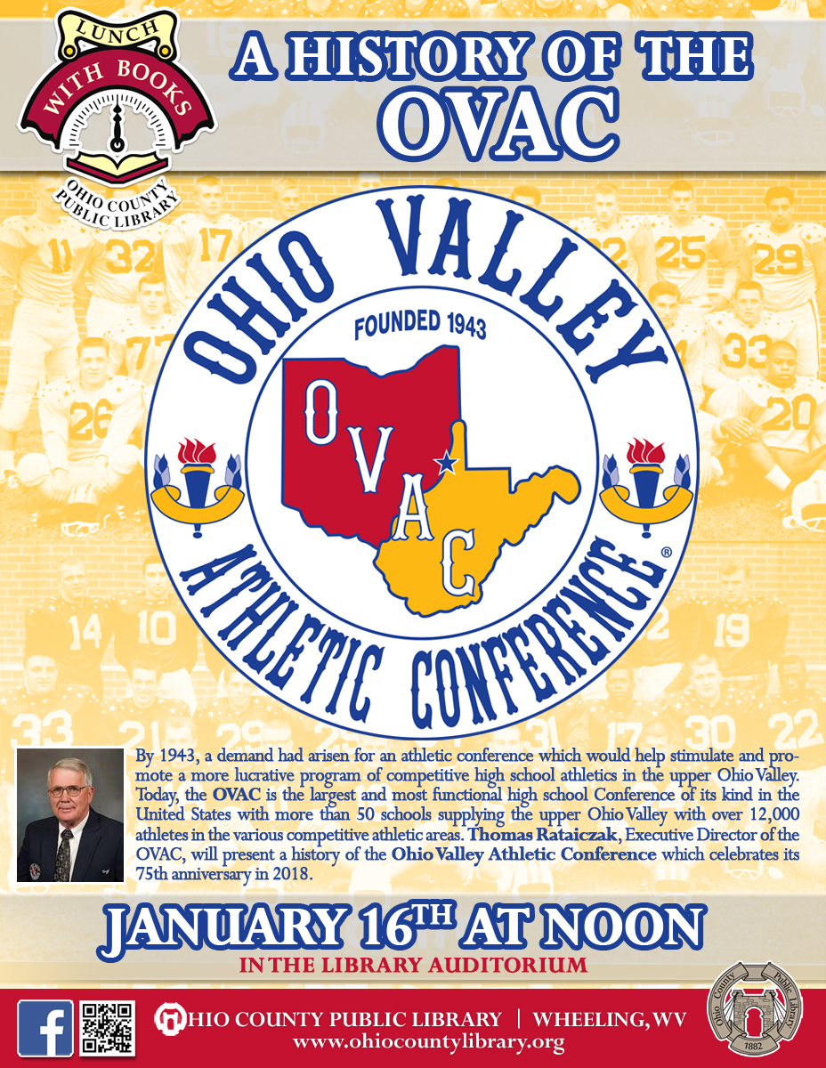 Lunch With Books: January 16, 2018, at noon - A History of the OVAC