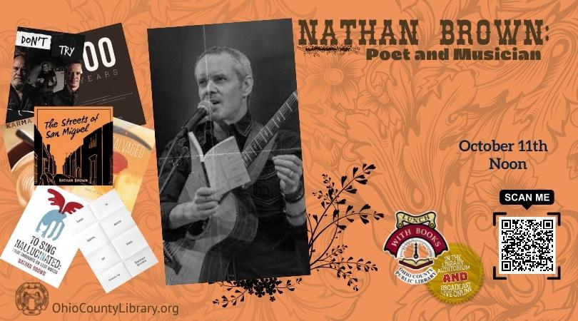 LUNCH WITH BOOKS: Poet and Musician Nathan Brown