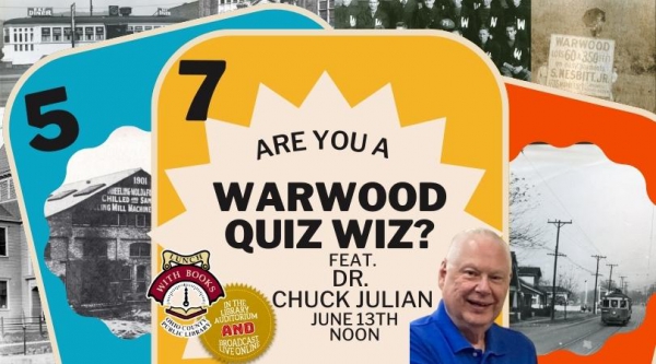 LUNCH WITH BOOKS: Are You A Warwood Quiz Whiz- with Dr. Chuck Julian