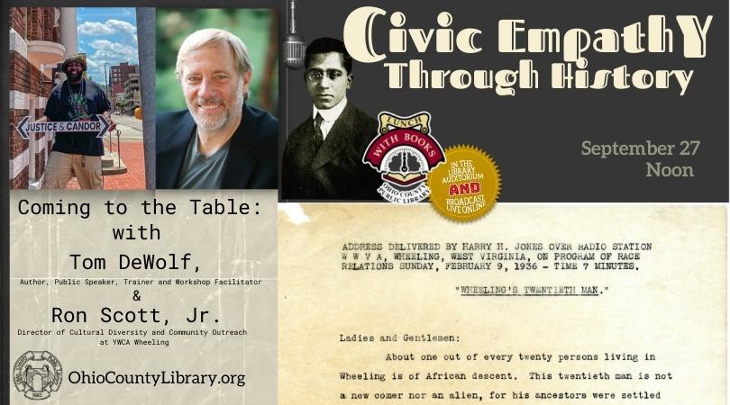 LUNCH WITH BOOKS: Civic Empathy Through History: Coming to the Table with Tom DeWolf & Ron Scott