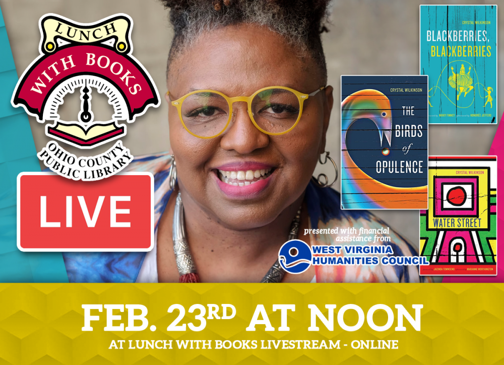 LUNCH WITH BOOKS LIVESTREAM: Ann Thomas Memorial Lecture with Crystal Wilkinson