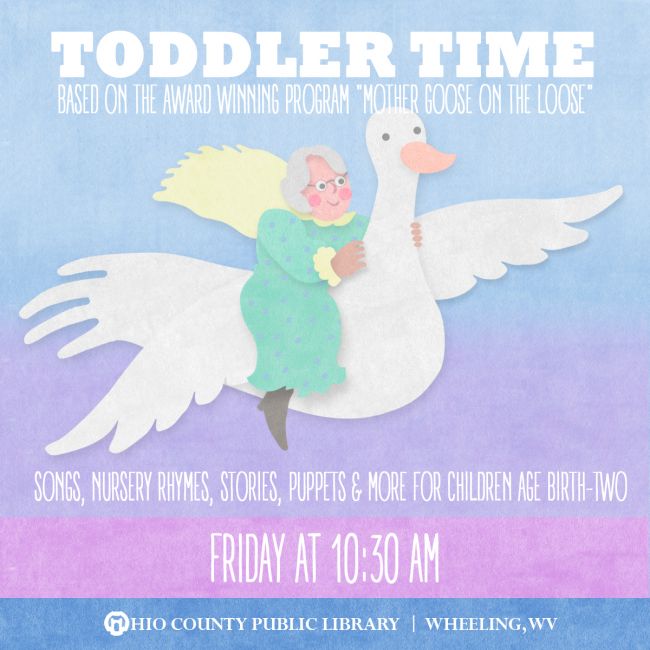 Toddler Time: Fridays at 10:30 am at the Ohio County Public Library