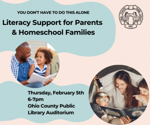 Literacy Support for Parents  & Homeschool Families