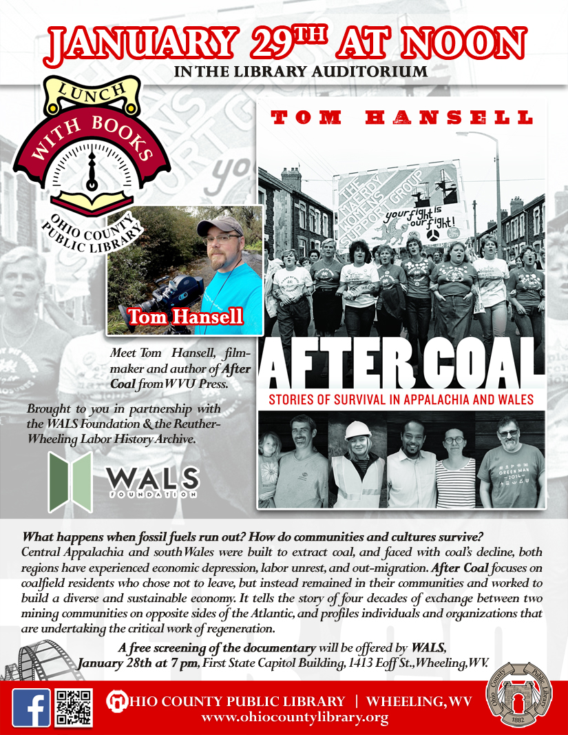 Lunch With Books: Jan. 29, at noon - After Coal with Tom Hansell
