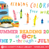 Ready to Color Your World? Summer Reading Runs June 7 Through July 17