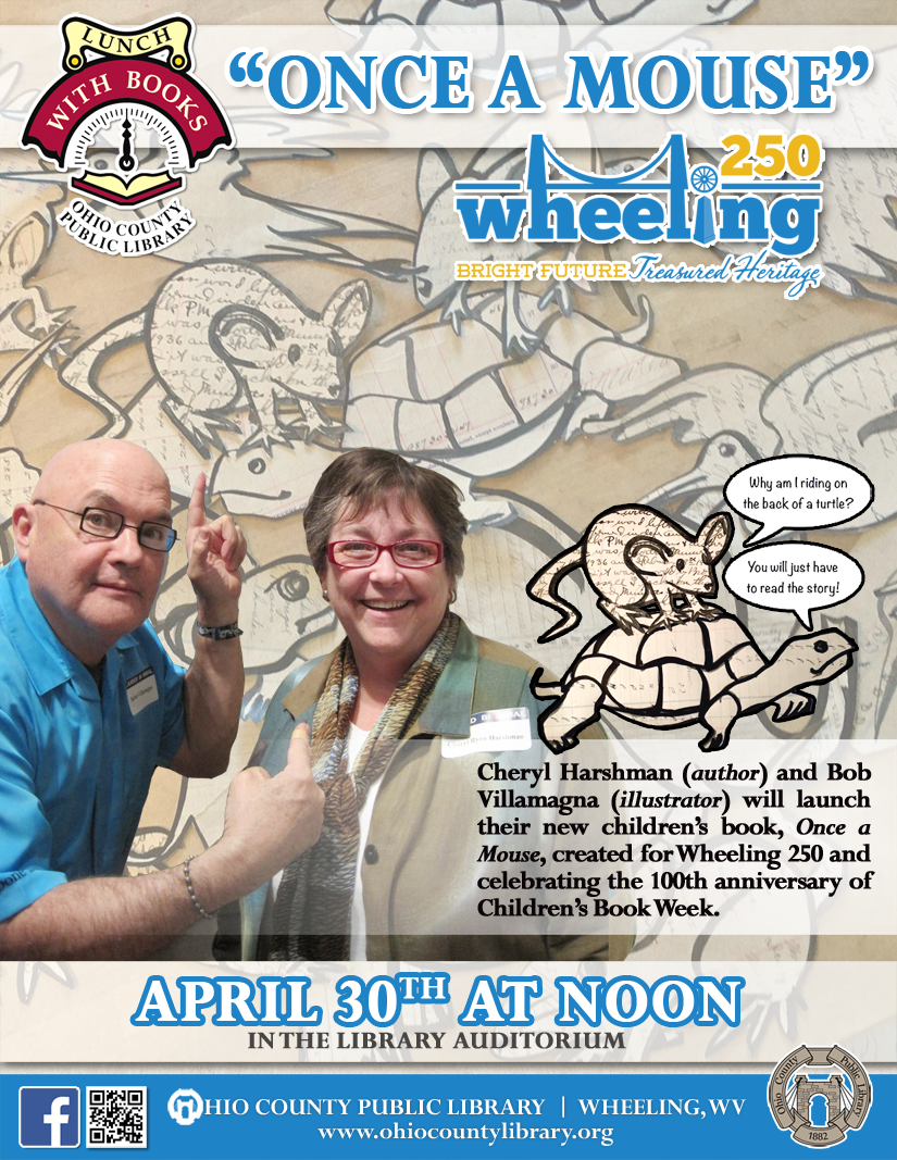 Lunch With Books: April 23 at noon - Wheeling Poetry Series, John Hodgen