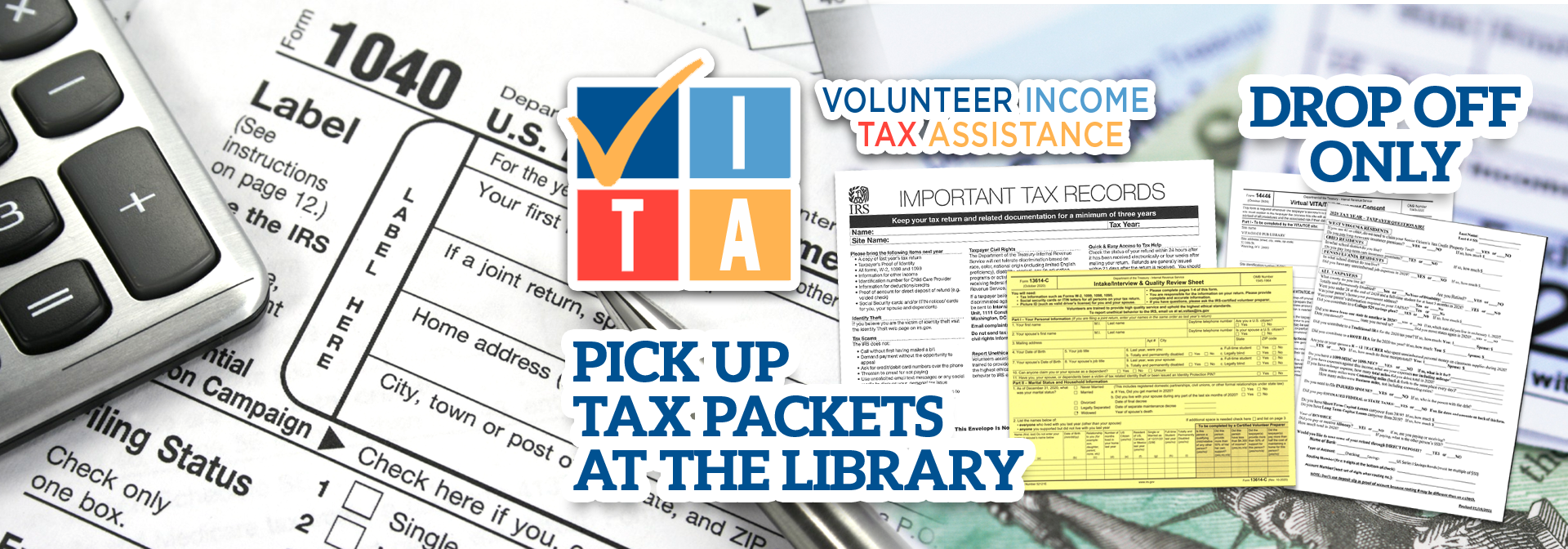 Do Your Taxes Through VITA at the Library!