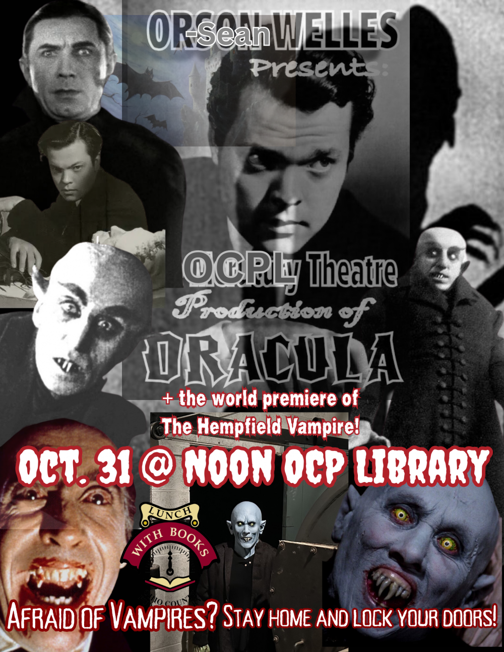 Or-Sean Welles Presents Dracula, the Radio Production (in-person only)