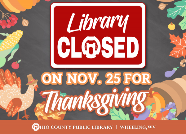 Library Closed Thursday, Nov. 25., for Thanksgiving
