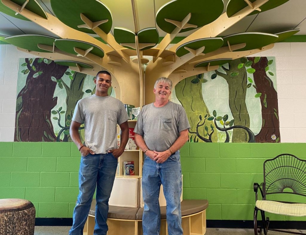 Book Tree Growing at Ohio County Public Library with Help from Cattrell Co., Inc. 